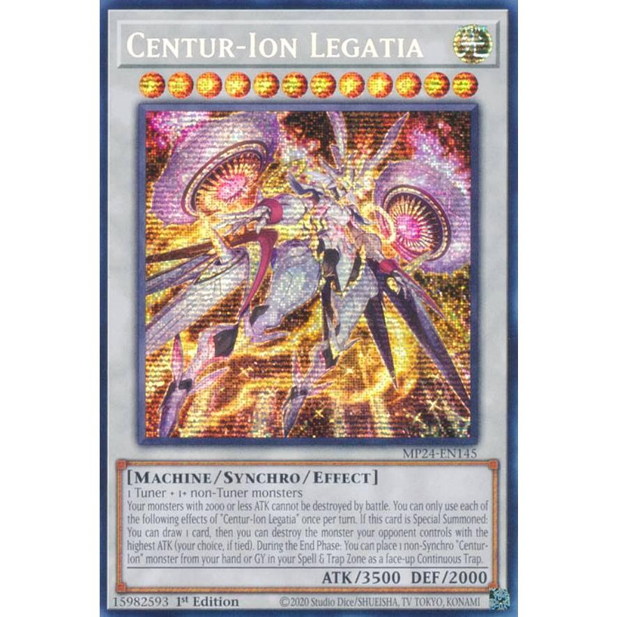 遊戯王 MP24-EN145 騎士皇レガーティア (英語版 1st Edition スター 
