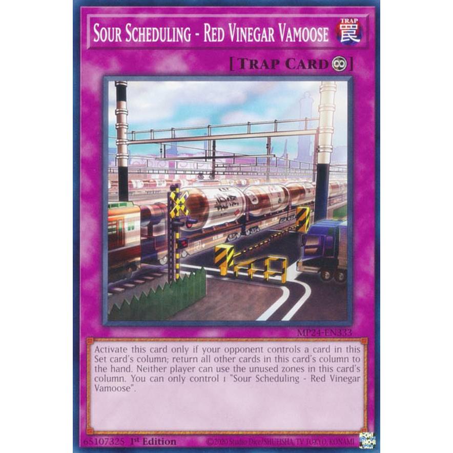 遊戯王 MP24-EN333 赤酢の踏切 (英語版 1st Edition ノーマル