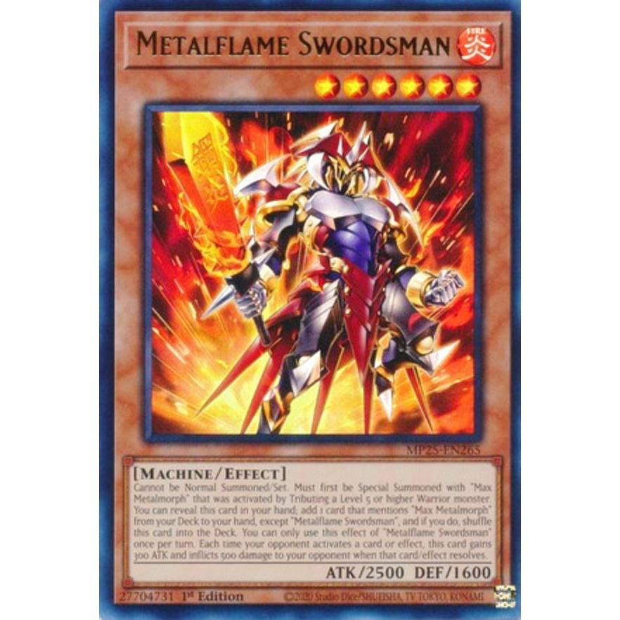 遊戯王 MP25-EN265 鋼炎の剣士 (英語版 1st Edition ウルトラレア 