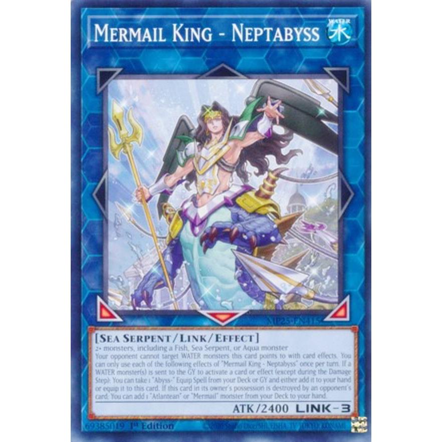遊戯王 MP25-EN415 皇たる水精鱗−ネプトアビス (英語版 1st Edition 
