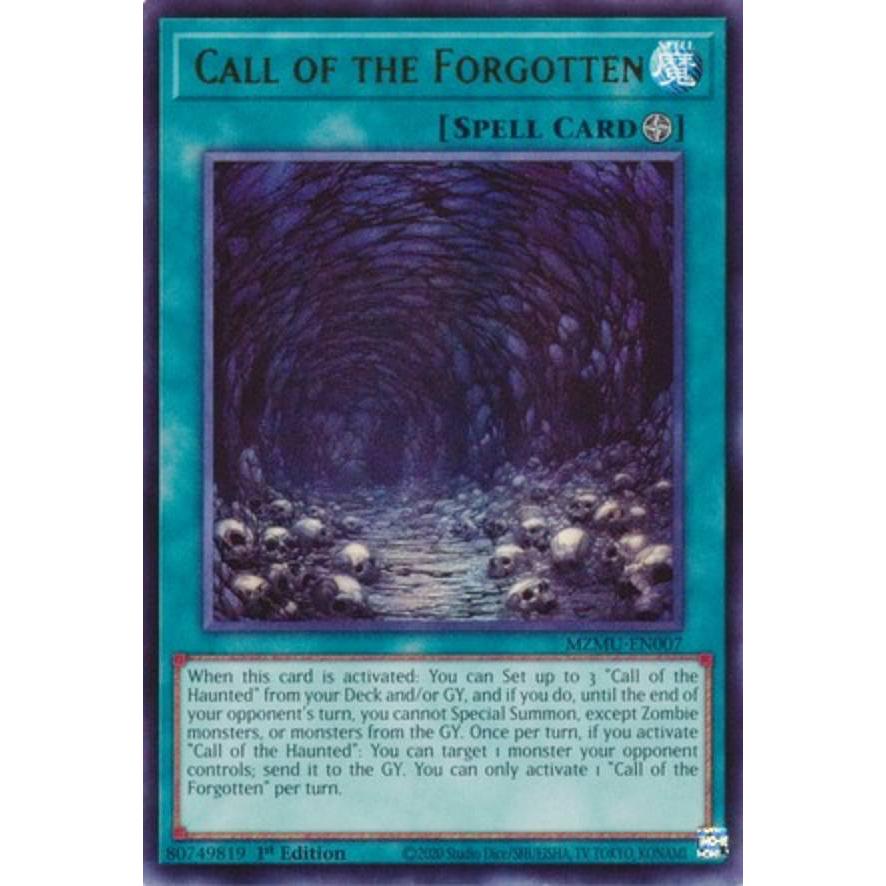 遊戯王　英語　1stセット 遊戯王 MZMU-EN007 Call of the Forgotten (英語版 1st Edition