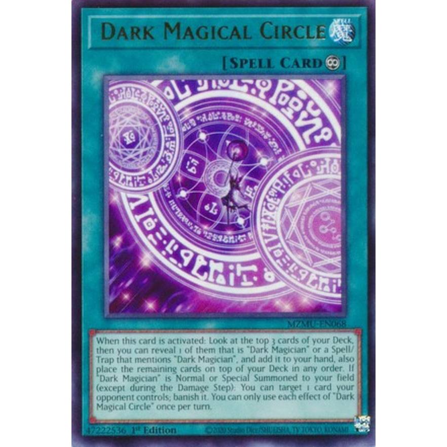 遊戯王 MZMU-EN068 黒の魔導陣 (英語版 1st Edition ウルトラレア