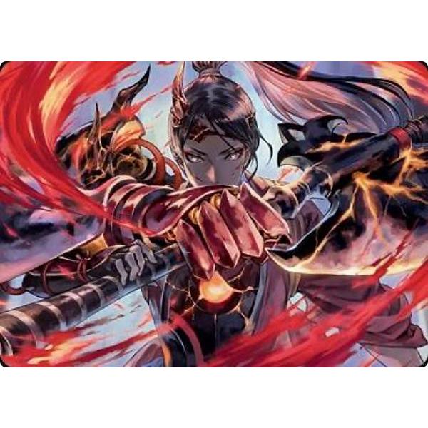 ロシア語　foil 浅利の司令官、理想那 MTG 神河 マジックザギャザリング NEO 72/81 浅利の司令官、理想那 (日本語版