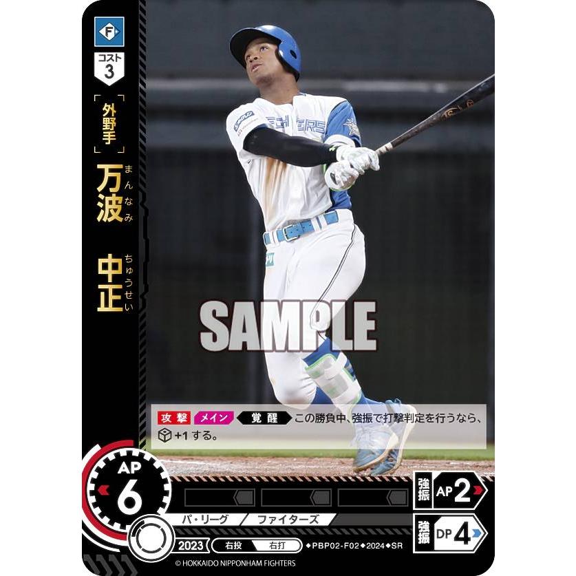 ドリームオーダー　万波中正　フルスイング　プロモ　SP 2025年最新】万波 ドリームオーダーの人気アイテム - メルカリ