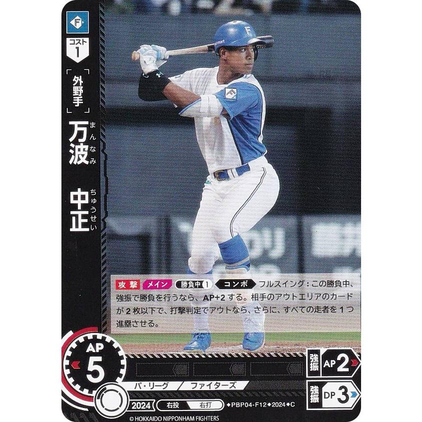 ☆ドリームオーダー 2024 パ・リーグ Vol.4 #PBP04-F12 万波中正 
