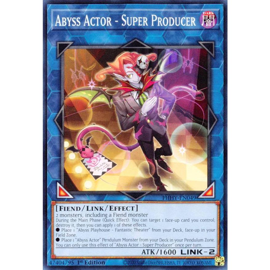 遊戯王 PHHY-EN049 魔界劇団−スーパー・プロデューサー Abyss Actor