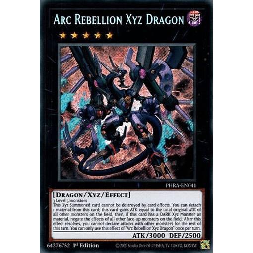 遊戯王 Phra En041 アーク リベリオン エクシーズ ドラゴン Arc Rebellion Xyz Dragon 英語版 1st Edition シークレットレア Phantom Rage Phra1311tt041 トレカショップ Lead 通販 Yahoo ショッピング