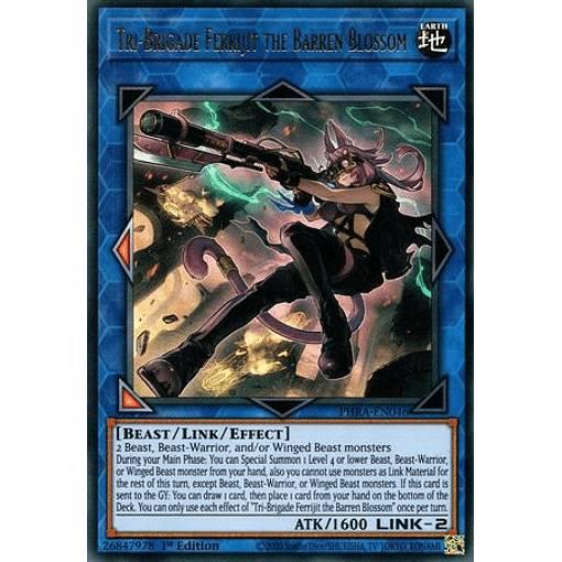 遊戯王 PHRA-EN046 鉄獣戦線 徒花のフェリジット Tri-Brigade Ferrijit