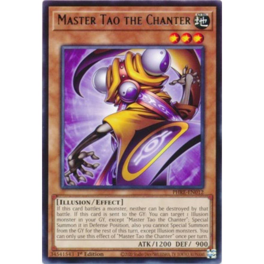 遊戯王 PHRE-EN012 大陰陽師 タオ (英語版 1st Edition レア) Phantom Revenge | 
