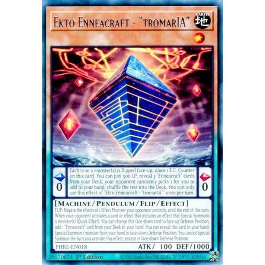 遊戯王 PHRE-EN018 糾罪巧_’−「ｔｒｏｍａｒＩＡ」 (英語版 1st Edition レア) Phantom Revenge | 