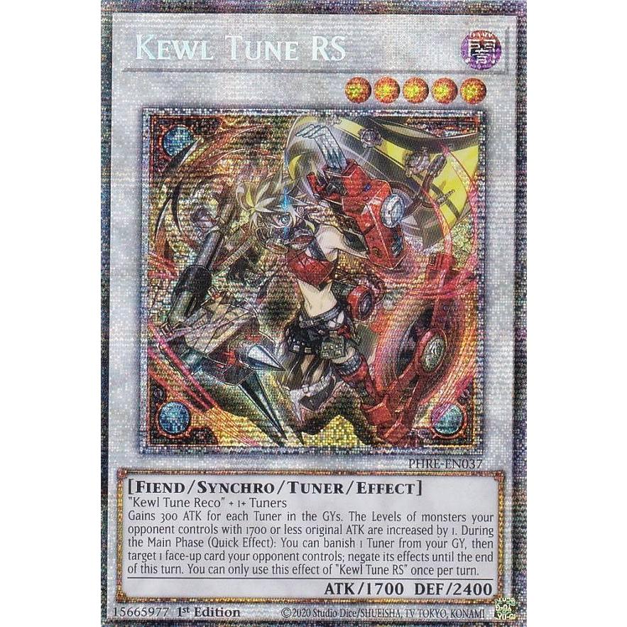 遊戯王 PHRE-EN037 キラーチューン・レッドシール (英語版 1st Edition