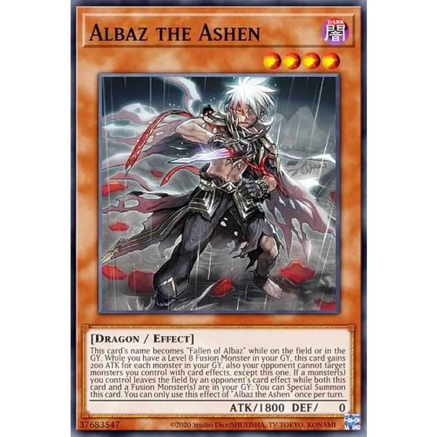 遊戯王 POTE-EN011 灰燼のアルバス Albaz the Ashen (英語版 1st