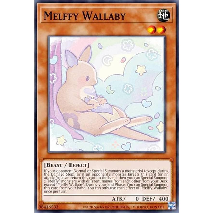遊戯王カードセット 遊戯王 POTE-EN022 メルフィー・ワラビィ Melffy Wally (英語版 1st