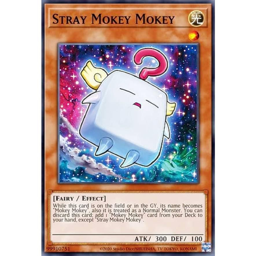 遊戯王 POTE-EN030 はぐれ・もけもけ Mokey Adrift (英語版 1st