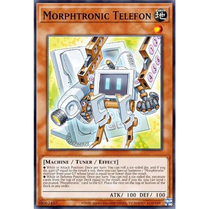 遊戯王 POTE-EN093 D・テレホン Morphtronic Telefon (英語版 1st
