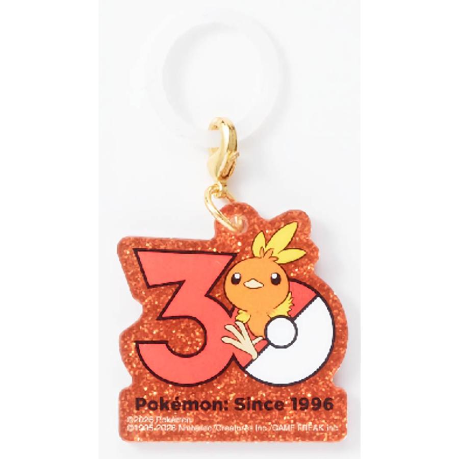 アチャモ】ポケモン Poke-Charm 30周年ロゴマスコット : トレカ