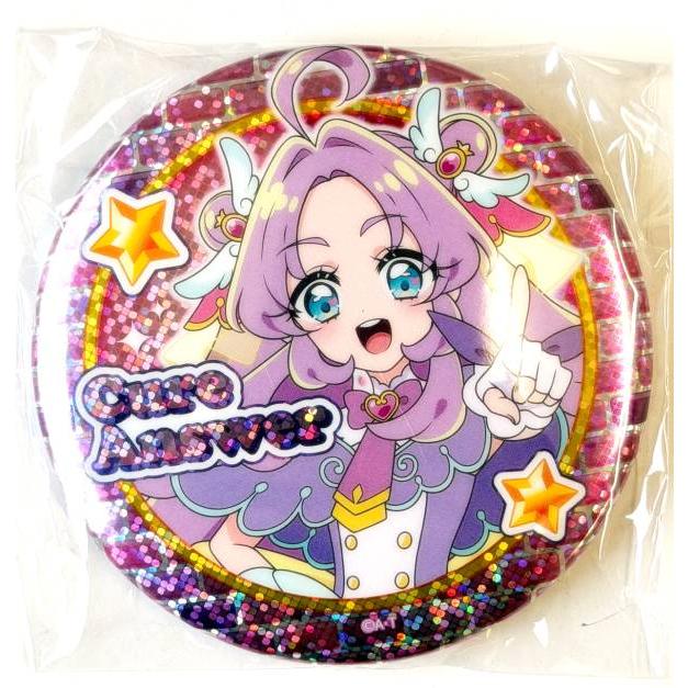 キュアアンサー】 名探偵プリキュア BIGホログラム缶バッジキャンデー