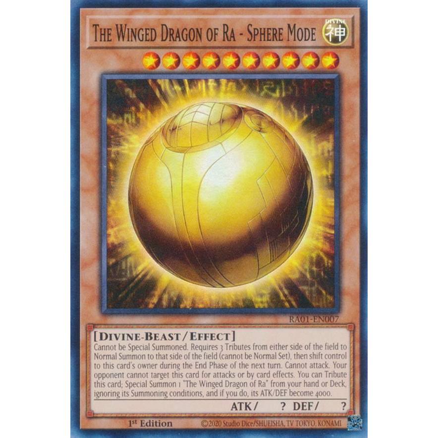 遊戯王 RA01-EN007 ラーの翼神竜−球体形 The Winged Dragon of Ra