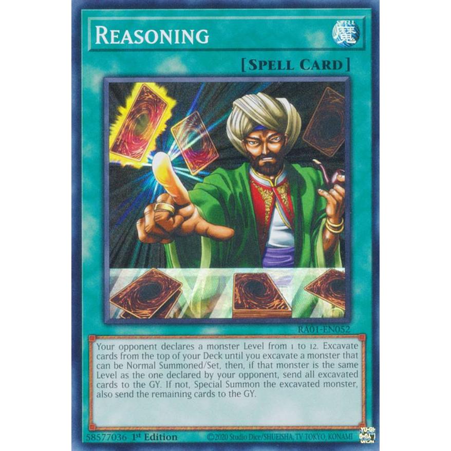 遊戯王 RA01-EN052 名推理 Reasoning (英語版 1st Edition 