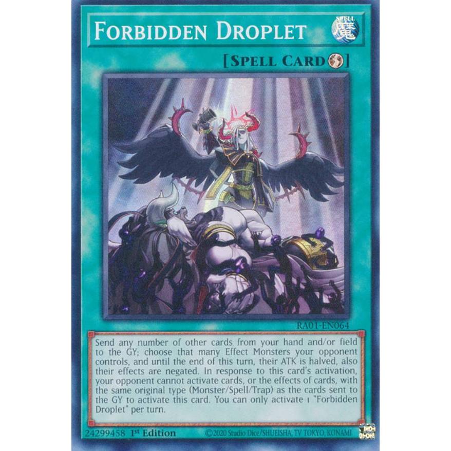 遊戯王 RA01-EN064 禁じられた一滴 Forbidden Droplet (英語版 1st 