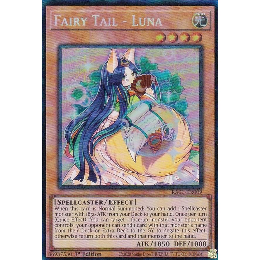 遊戯王 RA01-EN009 妖精伝姫−カグヤ Fairy Tail - Luna (英語版 1st 