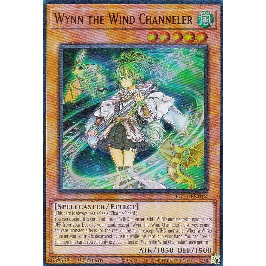 遊戯王 RA01-EN018 風霊媒師ウィン Wynn the Wind Channeler (英語版 