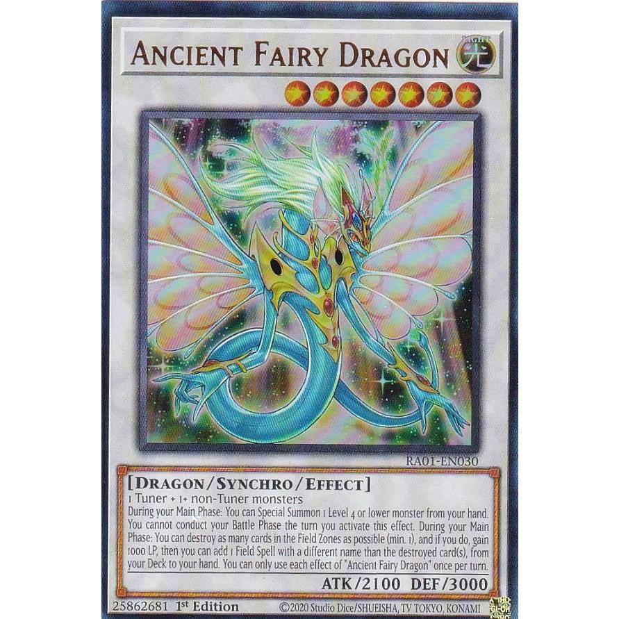 遊戯王 エンシェント・フェアリー・ドラゴン 英語版 1st ウルトラ 遊戯王 RA01-EN030 エンシェント・フェアリー・ドラゴン Ancient Fairy