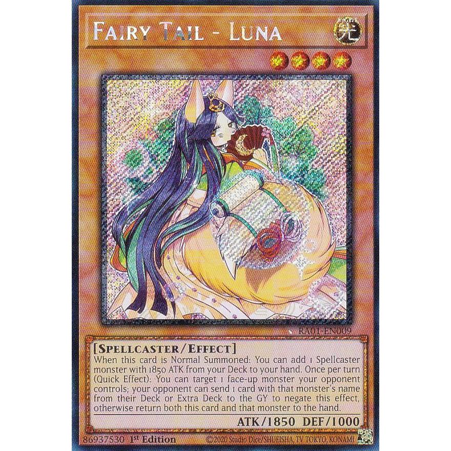 遊戯王 RA01-EN009 妖精伝姫−カグヤ Fairy Tail - Luna (英語版 1st