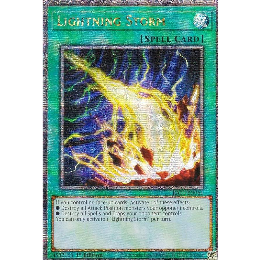 遊戯王 RA01-EN061 ライトニング・ストーム Lightning Storm (英語版