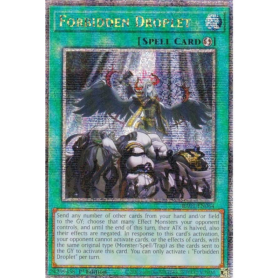 遊戯王 RA01-EN064 禁じられた一滴 Forbidden Droplet (英語版 1st 