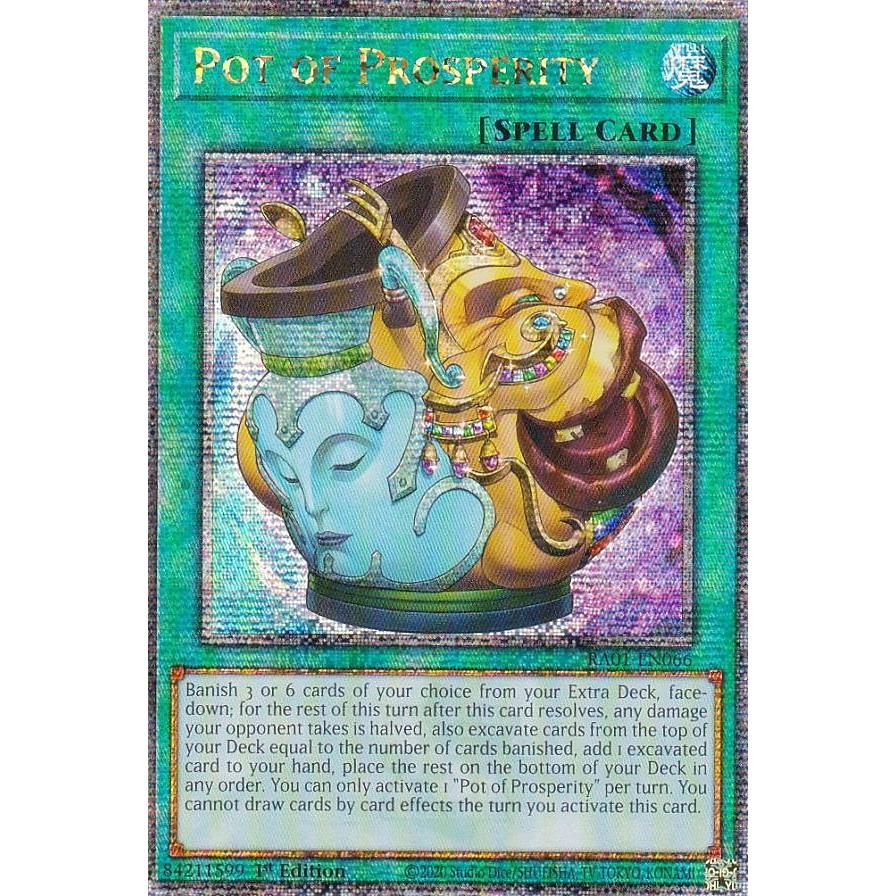 遊戯王 RA01-EN066 金満で謙虚な壺 Pot of Prosperity (英語版 1st 