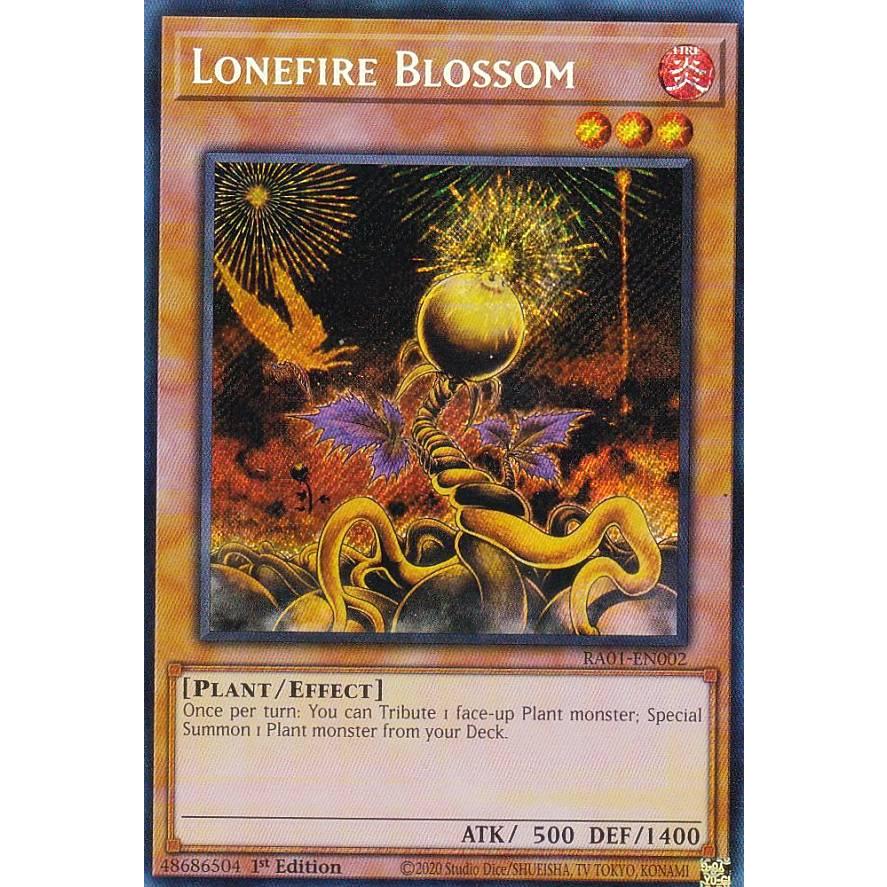 遊戯王 RA01-EN002 ローンファイア・ブロッサム Lonefire Blossom 