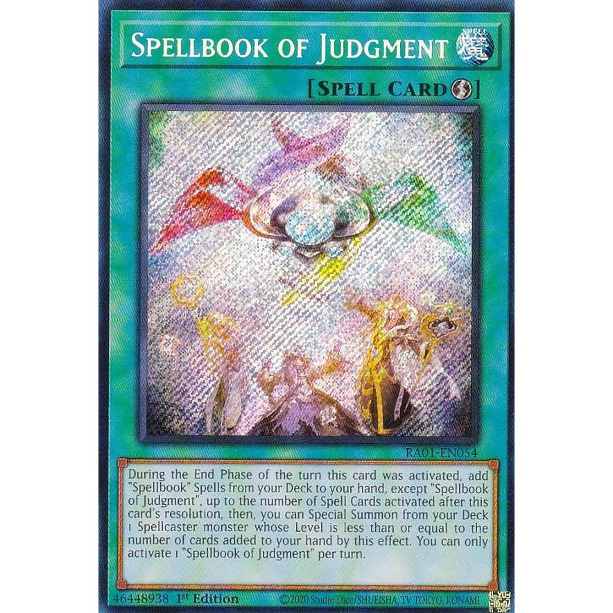 遊戯王 RA01-EN054 魔導書の神判 Spellbook of Judgment (英語版 1st 