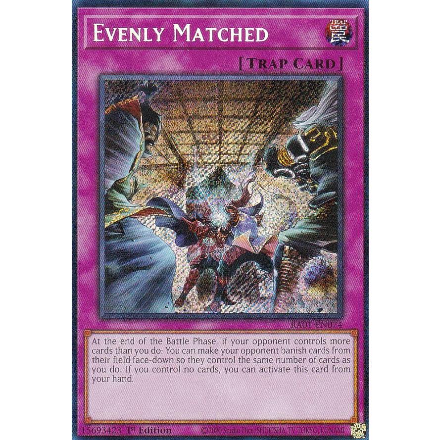 遊戯王 RA01-EN074 拮抗勝負 Evenly Matched (英語版 1st Edition 
