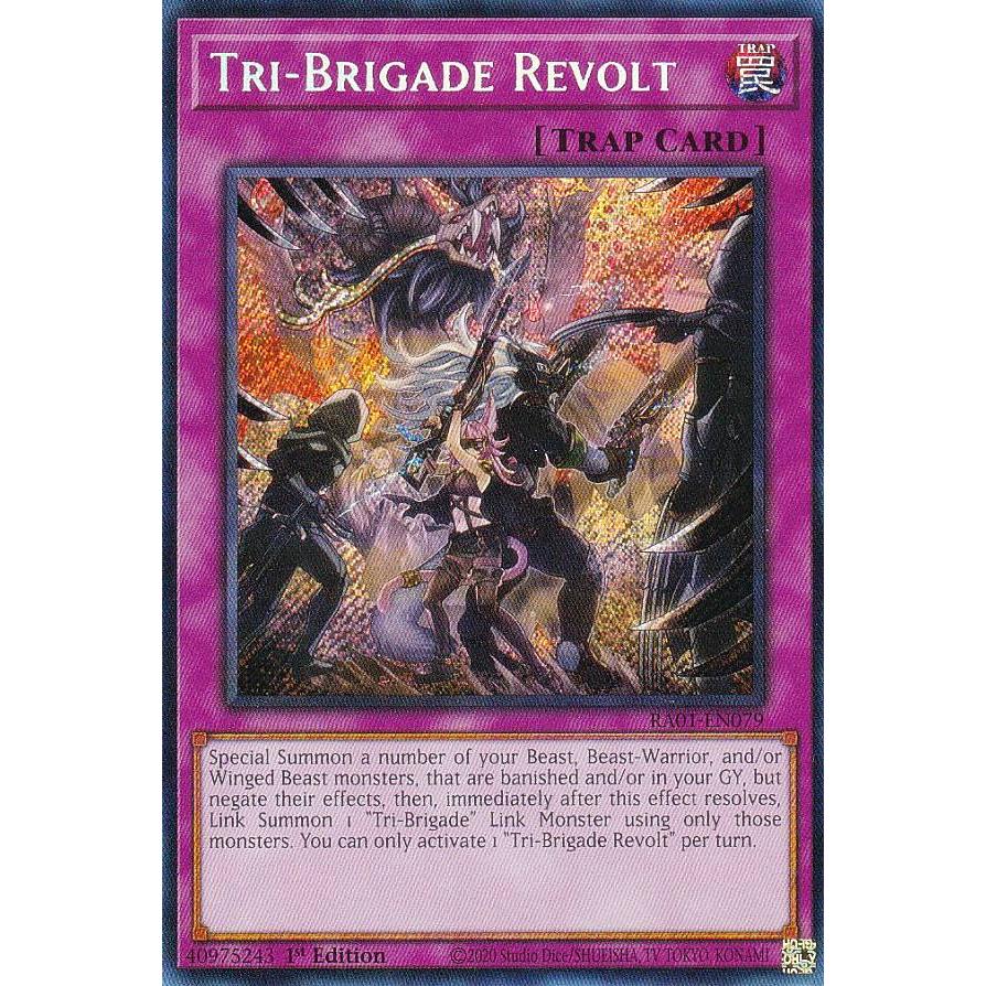 遊戯王 RA01-EN079 鉄獣の抗戦 Tri-Brigade Revolt (英語版 1st