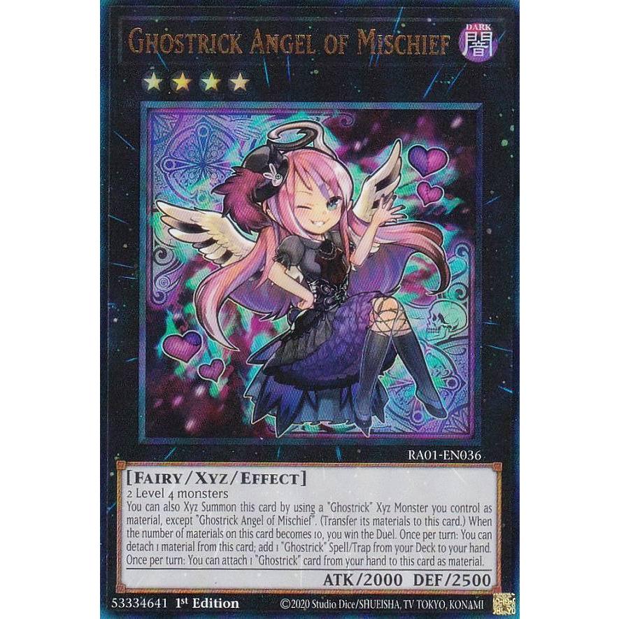 遊戯王 ゴーストリック 遊戯王 RA01-EN036 ゴーストリックの駄天使 Ghostrick Angel of