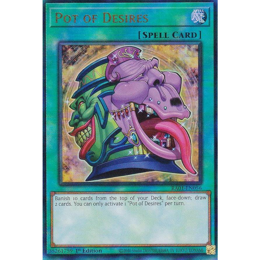 遊戯王 RA01-EN056 強欲で貪欲な壺 Pot of Desires (英語版 1st 