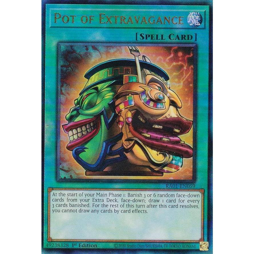 遊戯王 RA01-EN059 強欲で金満な壺 Pot of Extravagance (英語版 1st 