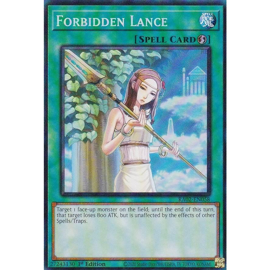 遊戯王 RA02-EN058 禁じられた聖槍 (英語版 1st Edition コレクターズ