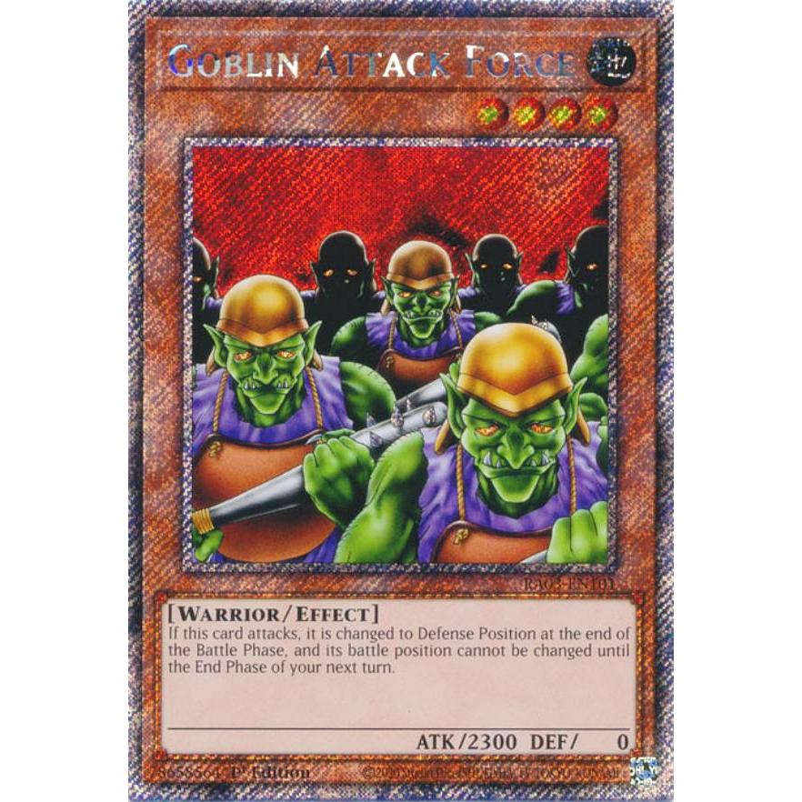 遊戯王 RA03-EN101 ゴブリン突撃部隊 (英語版 1st Edition プラチナ