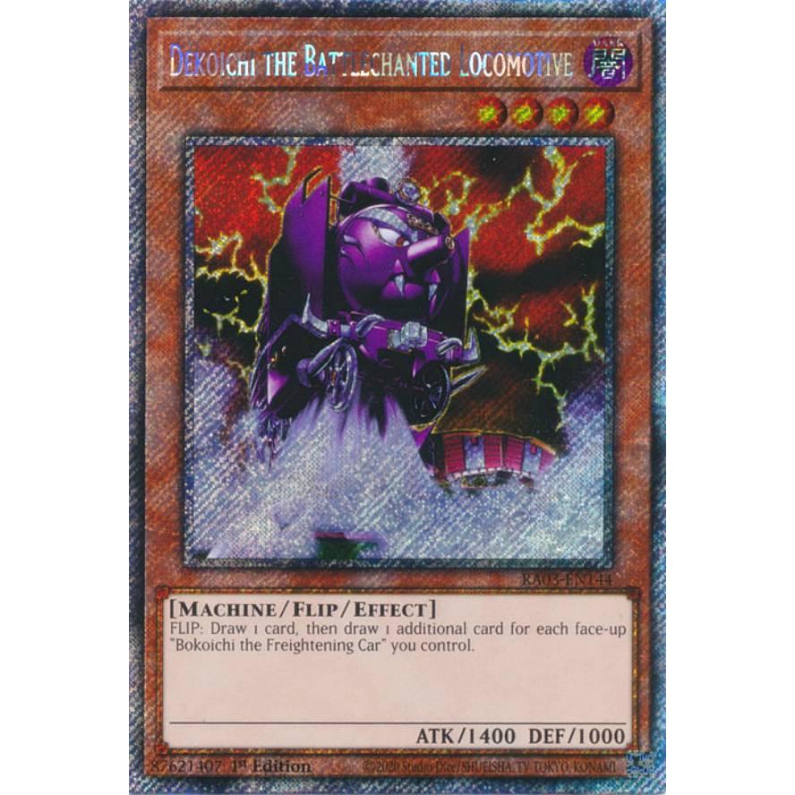 遊戯王 RA03-EN144 魔装機関車 デコイチ (英語版 1st Edition プラチナ