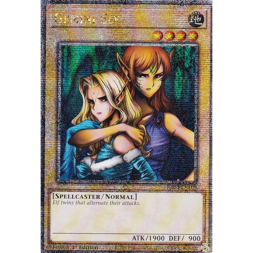 遊戯王 RA03-EN109 ヂェミナイ・エルフ (英語版 1st Edition 25th