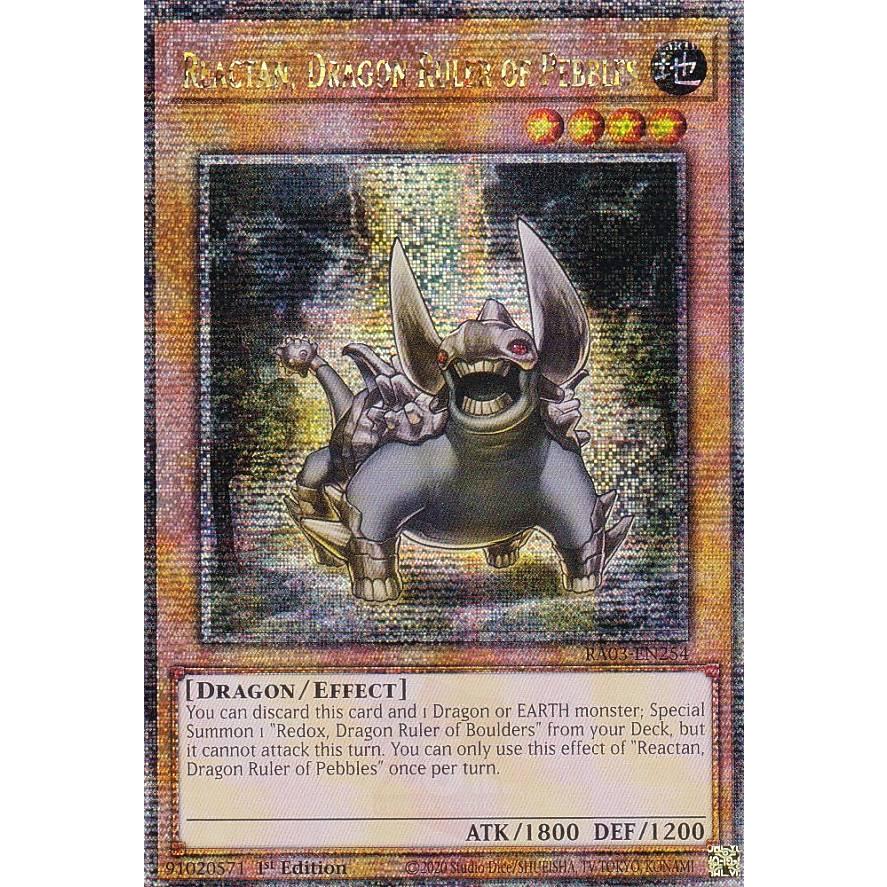 遊戯王 RA03-EN254 地征竜−リアクタン (英語版 1st Edition 25th 