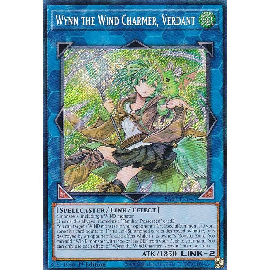 遊戯王 RA03-EN045 蒼翠の風霊使いウィン (英語版 1st Edition