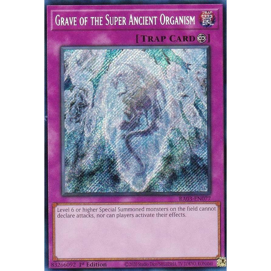 遊戯王 RA03-EN077 超古代生物の墓場 (英語版 1st Edition 