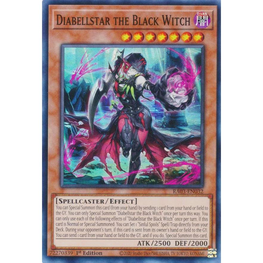 遊戯王 RA03-EN032 黒魔女ディアベルスター (英語版 1st Edition