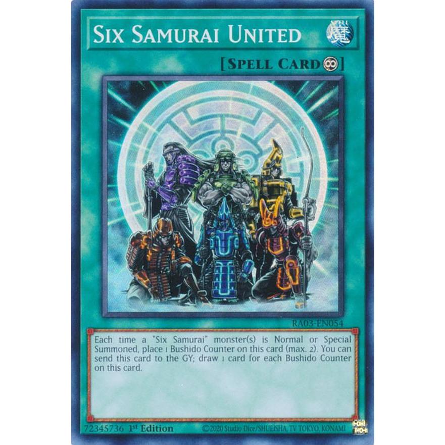 遊戯王 RA03-EN054 六武衆の結束 (英語版 1st Edition スーパーレア 