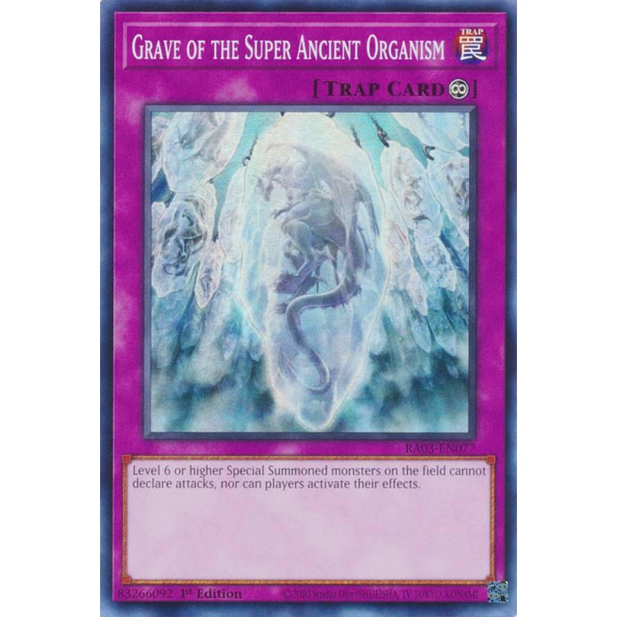 遊戯王 RA03-EN077 超古代生物の墓場 (英語版 1st Edition 