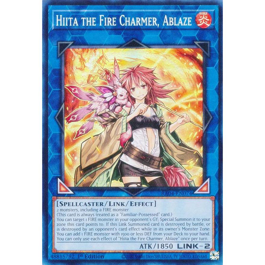 灼熱の火霊使いヒータ （遊戯王 RA04-EN074 灼熱の火霊使い