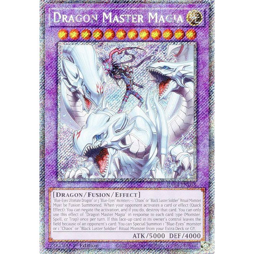 遊戯王 RA04-EN055 究極竜魔導師 (英語版 1st Edition プラチナ 